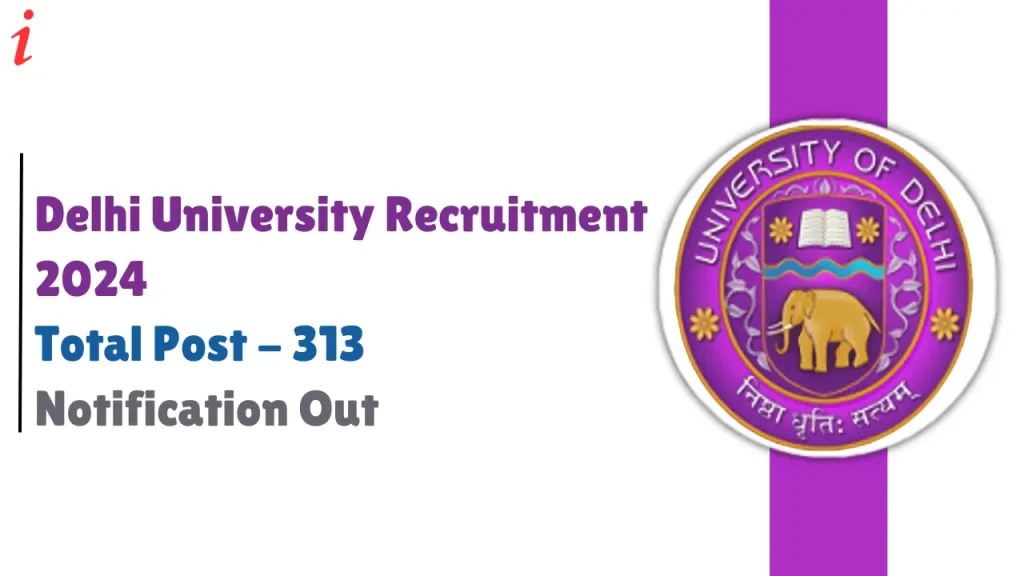 Delhi University Recruitment 2024