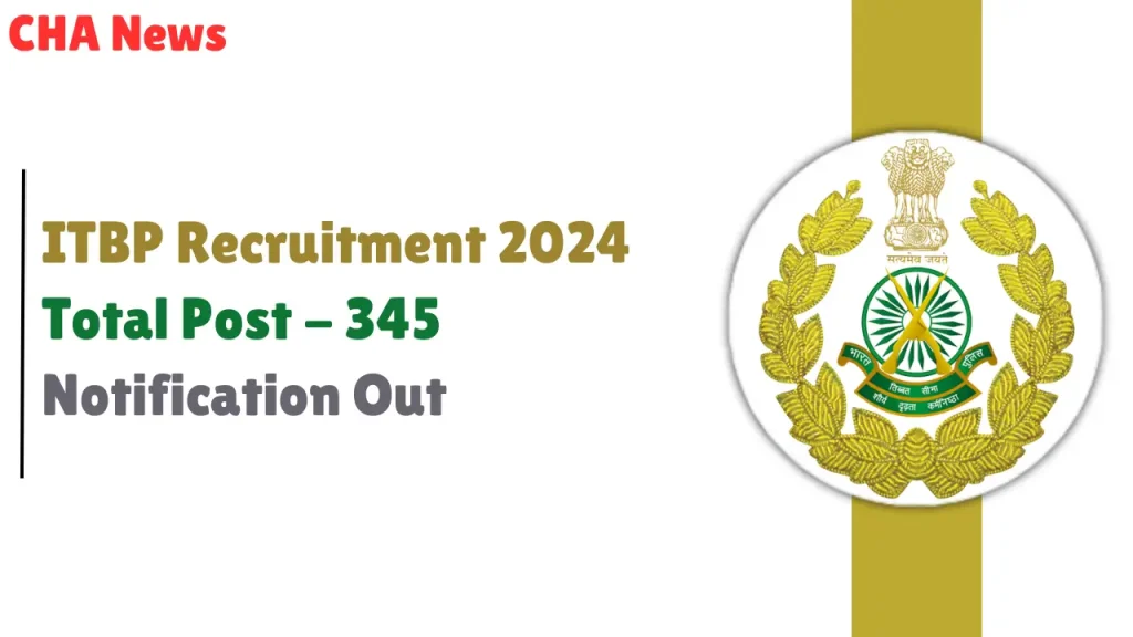 ITBP Recruitment 2024