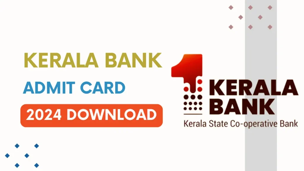 Kerala Bank Hall Ticket 2024