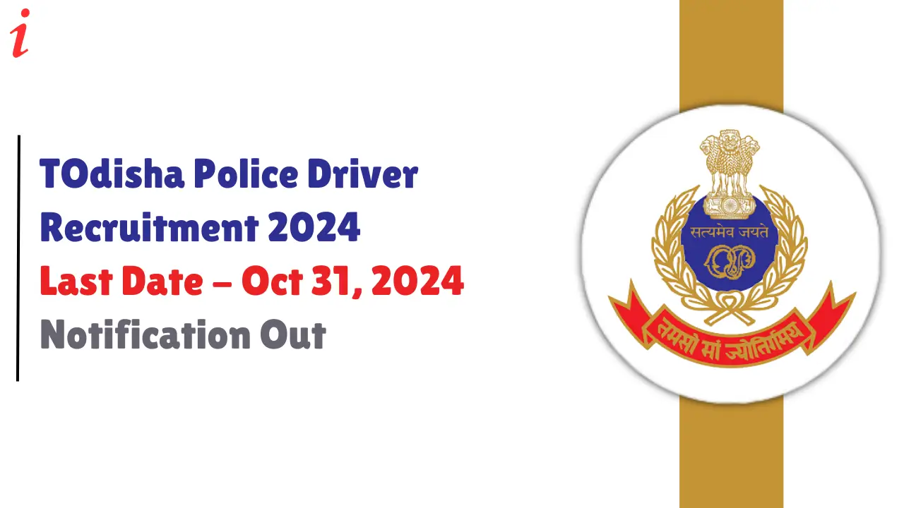 Odisha Police Driver Recruitment 2024