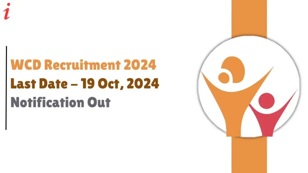 WCD Recruitment 2024